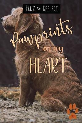 Pawprints On My Heart 34: Glossy Photo Cover Detail of Curly Light Brown Fur, 6x9 journal with 160 lined pages for Animal Lovers