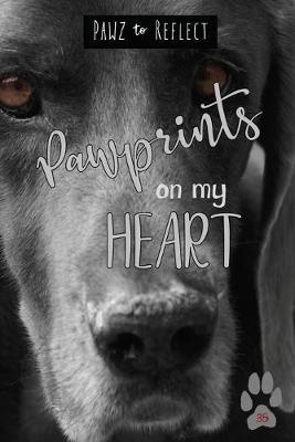 Pawprints On My Heart 35: Glossy Photo Cover Detail of Silvery Grey Fur, 6 x9  journal with 160 lined pages for Animal Lovers