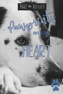 Pawprints On My Heart 36: Glossy Photo Cover Detail of Black and White Fur, 6x9 journal with 160 lined pages for Animal Lovers