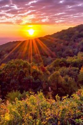 Autumn Mountain Sunrise Journal: 120 page, 6 x 9, original photo cover of mountain sunrise in the Fall, ruled, no content, paperback journal