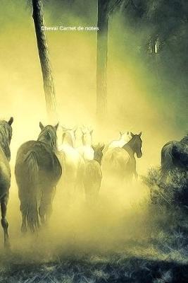 Cheval Carnet de notes: Journal A5 ligne original de 119 pages- Une belle idee de cadeau pour les amoureux des animaux