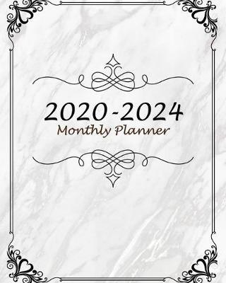 2020-2024 Monthly Planner: Classic Marble, 60 Months Appointment Calendar, Business Planners, Agenda Schedule Organizer Logbook and Journal With Holidays and inspirational Quotes