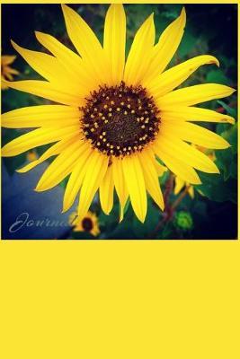 Journal: Yellow Sunflower Blank Lined Notebook
