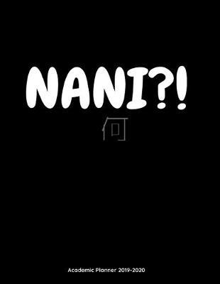 Anime Academic Planner 2019-2020: Cool Manga Cover Gifts Ideas for Teen Boys/Girls Students 19-20 School Lesson Organizer with Monthly Weekly and Daily Dated Agenda Planning and Notes