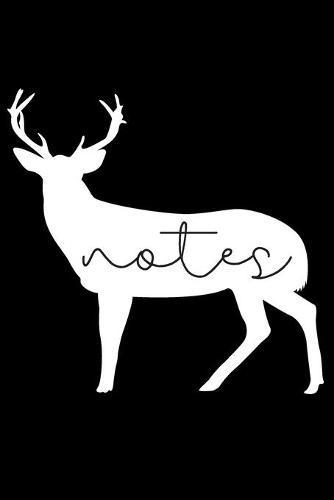 Notes: Elegant Deer Notebook 6x9, Perfect Gift For Men, Notebook for Homework, Doodles, or Office Work, Ideal For Forest Animal Lovers 120 Pages