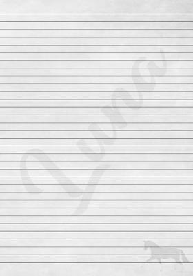 Luna Horse Journal: Blank Lined Horse Name Notebook To Write In V1
