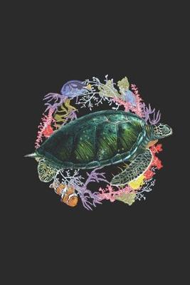 Turtle With Corals: Turtles Notebook, Blank Lined (6  x 9  - 120 pages) Animal Themed Notebook for Daily Journal, Diary, and Gift