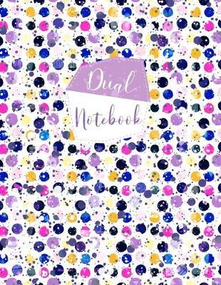 Dual Notebook: Large Journal with Alternating Blank and Lined Pages - Plain Paper On One Side, College Ruled Lined Paper On The Reverse Side Abstract Geometric Pattern