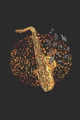 The Saxophone: Saxophones Notebook, Graph Paper (6  x 9  - 120 pages) Musical Instruments Themed Notebook for Daily Journal, Diary, and Gift