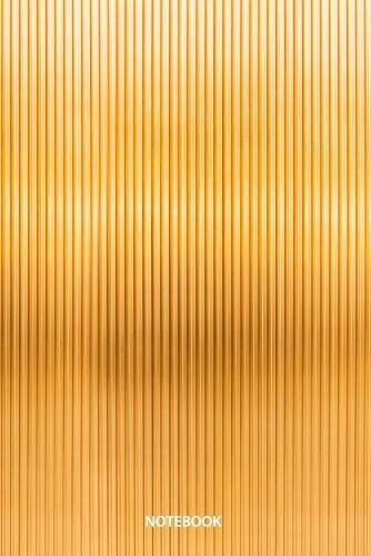 Notebook: Gold Plated Lines