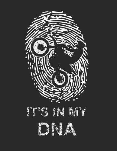 Racing Logbuch: Dein persoenliches Tagebuch fur Motorrad Rennen und Renntrainings auf der Rennstrecke ♦ fur uber 100 Eintrage ♦ Grosszugiges A4+ Format ♦ Motiv: Wheelie Its in my dna