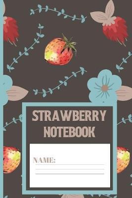 Strawberry Notebook: Strawberry gifts for women, men, kids, and teens: Paco color design Blank notebook/Journal to write in