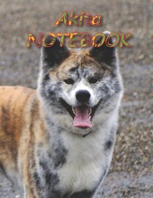 Akita NOTEBOOK: notebooks and journals 110 pages (8.5 x11 )