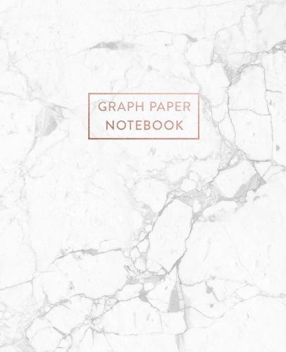 Graph Paper Notebook: Elegant White Marble - 7.5 x 9.25 - 5 x 5 Squares per inch - 100 Quad Ruled Pages - Cute Graph Paper Composition Notebook for Children, Kids, Girls, Teens and Students (Math and Science School Essentials)
