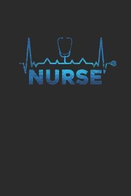 Nurse Heartbeat: Graph Paper Notebook (6  x 9  - 120 pages) Nurses Themed Notebook for Daily Journal, Diary, and Gift