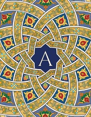 Monogram A Sketchbook: Blank Art Sketch Pad Journal Notebook