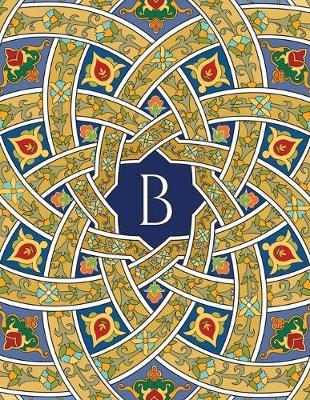 Monogram B Sketchbook: Blank Art Pad Notebook Jounal