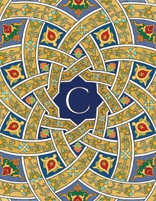 Monogram C Sketchbook: Blank Art Sketch Pad Journal Notebook