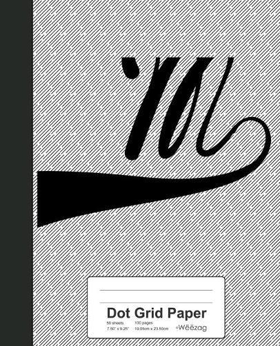 Dot Grid Paper: M Notebook