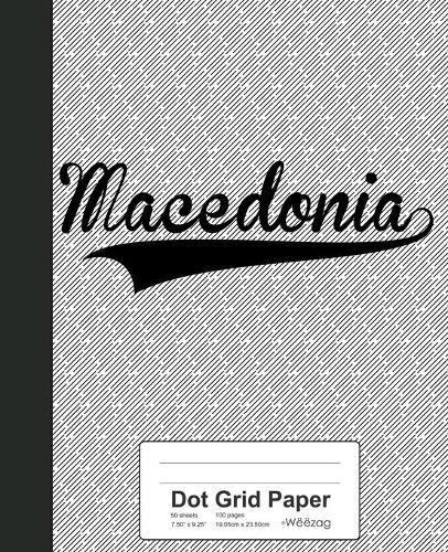 Dot Grid Paper: MACEDONIA Notebook