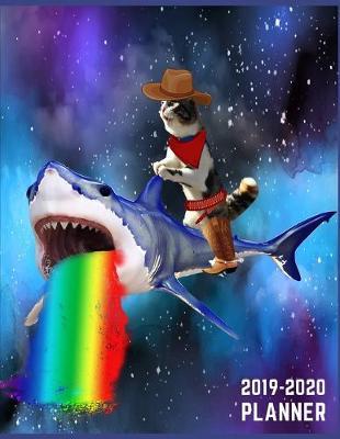 Galaxy Cat Planner 2019-2020: Gag Universe Gift Idea for Teen Space Lovers 2020 Year Organizer with Monthly Weekly and Daily Notes To Do Lists and Agenda + Dated Yearly Calendar
