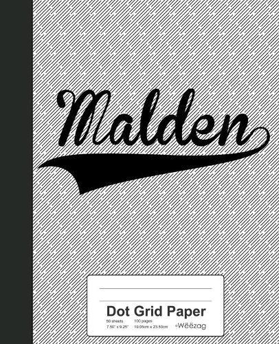 Dot Grid Paper: MALDEN Notebook
