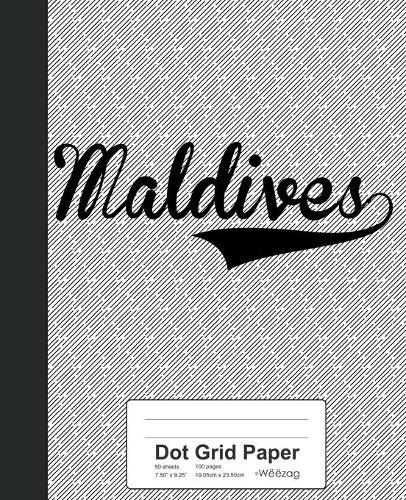 Dot Grid Paper: MALDIVES Notebook
