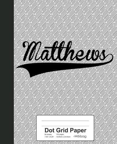 Dot Grid Paper: MATTHEWS Notebook