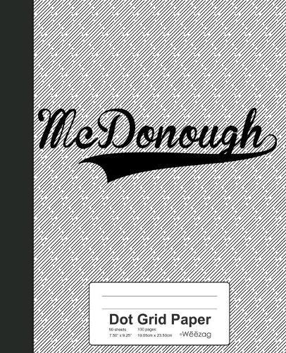 Dot Grid Paper: MCDONOUGH Notebook