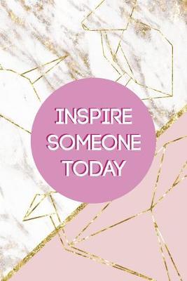 Inspire Someone Today: Origami Notebook Journal Composition Blank Lined Diary Notepad 120 Pages Paperback Pink Marble