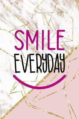 Smile Everyday: Origami Notebook Journal Composition Blank Lined Diary Notepad 120 Pages Paperback Pink Marble