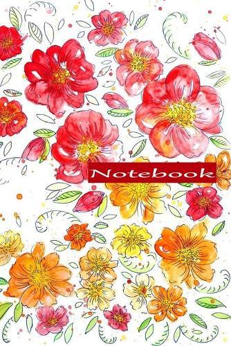 Notebook: Watercolor Flowers is a 6X9 notebook that is 100 pages in size for creative people to write in.