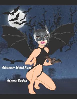 Character Sketch Book: 112 pages of blank pages for Character Design with Blank Swatches