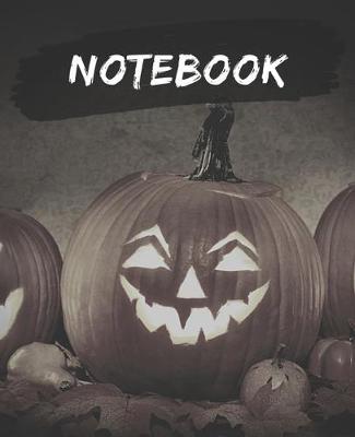 Notebook: Halloween Pumpkin - Composition Notebook College Ruled Blank Lined Journal, subject for adults, teens, students, kids, teachers, school, home, Office Business, college writing & notes, Office Business - Vintage