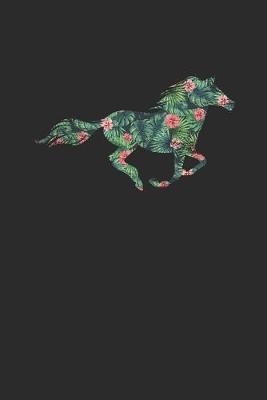 Horse With Flower Pattern: Horses Notebook, Graph Paper (6  x 9  - 120 pages) Animal Themed Notebook for Daily Journal, Diary, and Gift