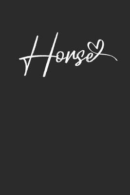 Horse Love: Horses Notebook, Graph Paper (6  x 9  - 120 pages) Animal Themed Notebook for Daily Journal, Diary, and Gift