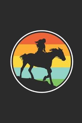 Horse With Retro Sun: Horses Notebook, Blank Lined (6  x 9  - 120 pages) Animal Themed Notebook for Daily Journal, Diary, and Gift