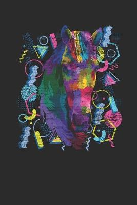 Colorful Geometric Horse: Horses Notebook, Blank Lined (6  x 9  - 120 pages) Animal Themed Notebook for Daily Journal, Diary, and Gift