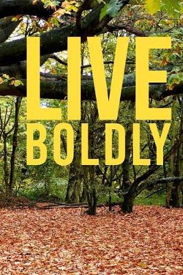 Live Boldly: Live with Passion Motivational and Inspirational Note-taking Notebook - 6x9 inch Blank, Lined Notebook for Road Trips, Travel Adventures, and Memories - Blank  Write Your Own Adventure  Notebook for Journaling and Note-taking
