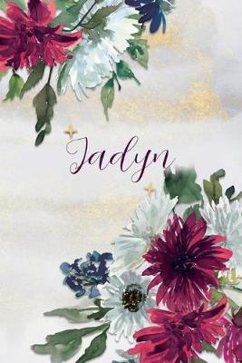 Jadyn: Personalized Journal Gift Idea for Women (Burgundy and White Mums)
