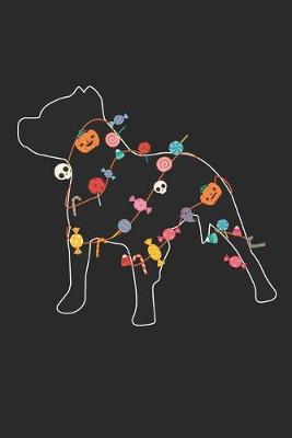 Pitbull Notebook - Halloween Pitbull Journal - Pitbull Gift for Dog Lovers - Pitbull Diary: Medium College-Ruled Journey Diary, 110 page, Lined, 6x9 (15.2 x 22.9 cm)