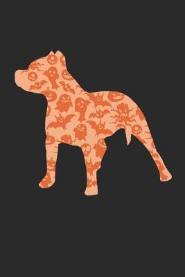 Pitbull Notebook - Halloween Pitbull Journal - Pitbull Gift for Dog Lovers - Pitbull Diary: Medium College-Ruled Journey Diary, 110 page, Lined, 6x9 (15.2 x 22.9 cm)