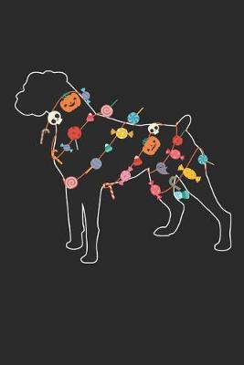 Bulldog Notebook - Halloween Bulldog Journal - Bulldog Gift for Dog Lovers - Bulldog Diary: Medium College-Ruled Journey Diary, 110 page, Lined, 6x9 (15.2 x 22.9 cm)