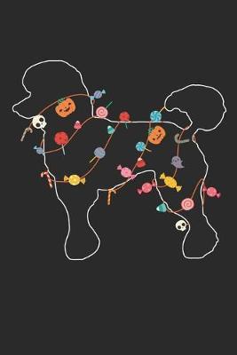 Poodle Notebook - Halloween Poodle Journal - Poodle Gift for Dog Lovers - Poodle Diary: Medium College-Ruled Journey Diary, 110 page, Lined, 6x9 (15.2 x 22.9 cm)