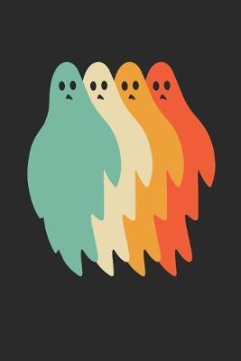 Funny Halloween Notebook - Retro Ghost Wirting Journal - Cute Halloween Gift - Halloween Themed Ghost Diary: Medium College-Ruled Journey Diary, 110 page, Lined, 6x9 (15.2 x 22.9 cm)