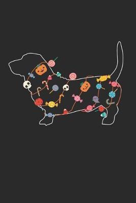 Basset Hound Notebook - Halloween Basset Hound Journal - Basset Hound Gift for Dog Lovers - Basset Hound Diary: Medium College-Ruled Journey Diary, 110 page, Lined, 6x9 (15.2 x 22.9 cm)