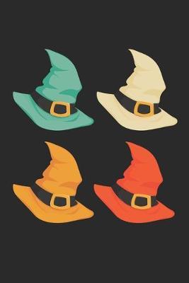 Funny Halloween Notebook - Retro Hat Wirting Journal - Cute Halloween Gift - Halloween Themed Witch Diary: Medium College-Ruled Journey Diary, 110 page, Lined, 6x9 (15.2 x 22.9 cm)