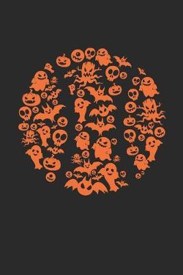 Halloween Softball Notebook - Halloween Gift for Baseball Player or Coach - Baseball Journal - Halloween Themed Baseball Diary: Medium College-Ruled Journey Diary, 110 page, Lined, 6x9 (15.2 x 22.9 cm)