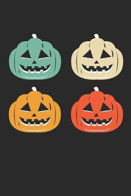 Funny Halloween Notebook - Retro Pumpkin Wirting Journal - Cute Halloween Gift - Halloween Themed Kids Pumpkin Diary: Medium College-Ruled Journey Diary, 110 page, Lined, 6x9 (15.2 x 22.9 cm)