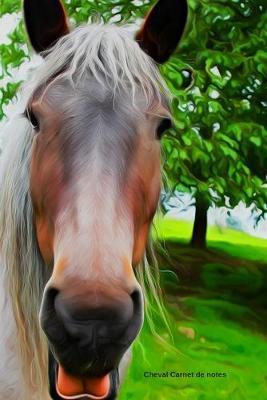 Cheval Carnet de notes: Journal A5 ligne original de 119 pages- Une belle idee de cadeau pour les amoureux des animaux